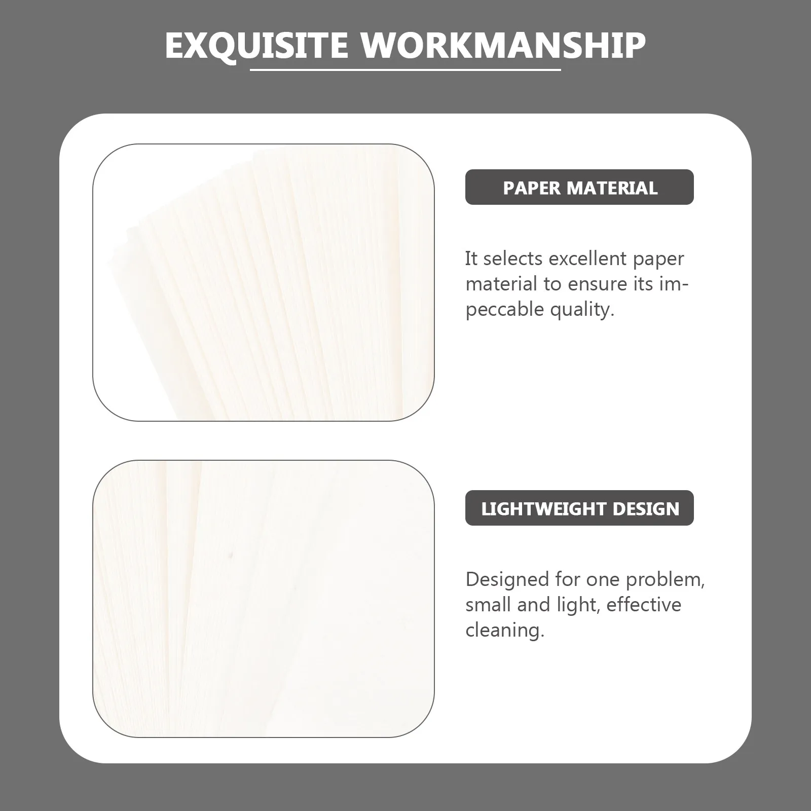 100Pcs Portable Saxophone Absorbent Paper Instrument Cleanup Maintenance Pads for Flute Clarinet Wind Instruments