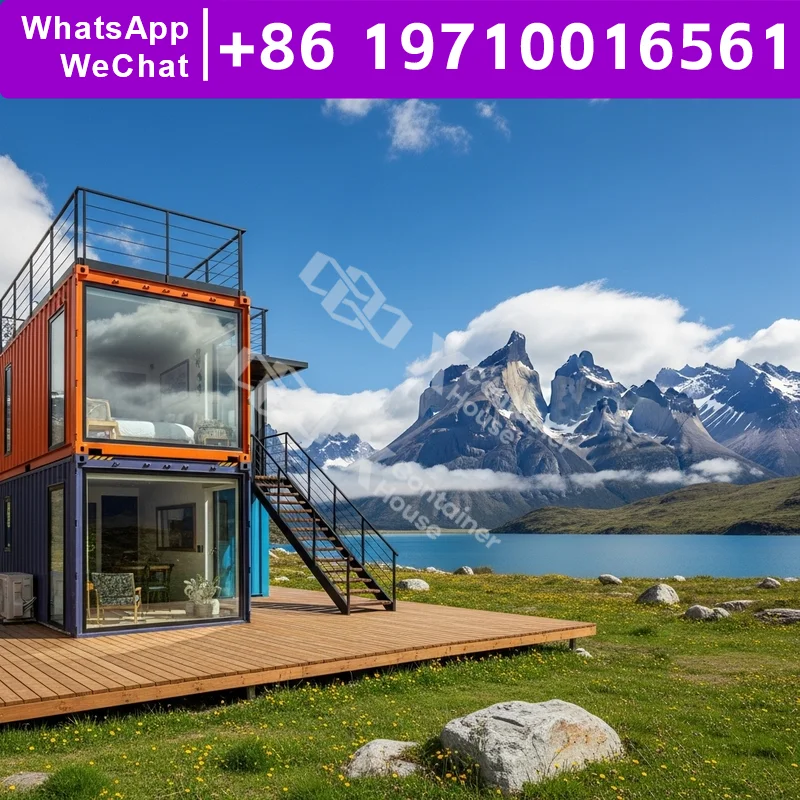 

Prefab Homes For Sale Customizable Flat Pack Home Bungalow Home Temperature Control Beach House Garden House Anti Rust Mobility