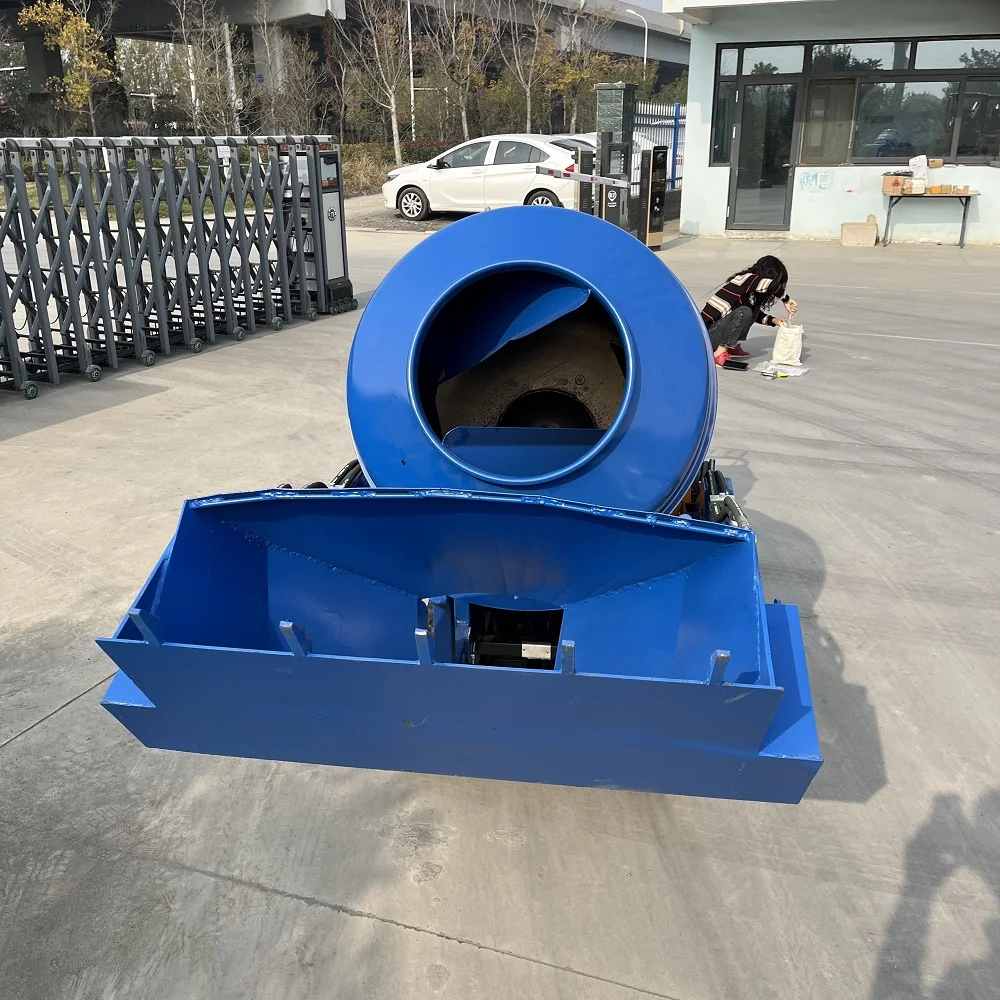 Mini Portable Crawler 400L Cement Mixer Machine With Engine & Bearing Fully Hydraulic System Self-loading Dumper Truck