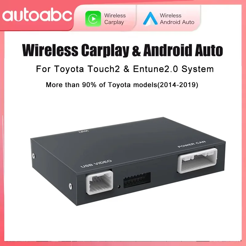 2025 New Carplay Android Auto for Toyota Touch2 Entune 2.0 Highlander Tundra Sienna Prius Yaris Camry CHR Multimedia Module