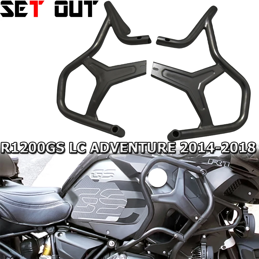 

Motorcycle Tank Crash Bar Extension Bumper Engine Guard Crashbar Protector For BMW R 1200 GS Adv R1200GS LC Adventure 2014-2018