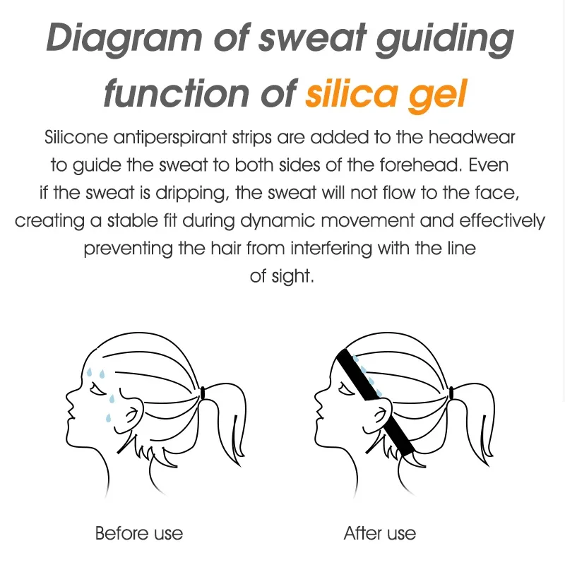 WEST BIKING fascia per capelli sportiva in Silicone antiscivolo fascia per il sudore scientifica Design traspirante copricapo traspirante
