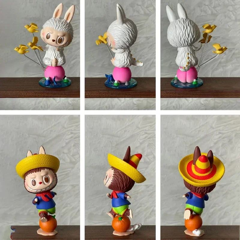 Echte Version neue Labubu Elf Obst Serie Mystery Blind Box bestätigen Stil Modell Sammlung Action figur Cartoon Dekor Spielzeug