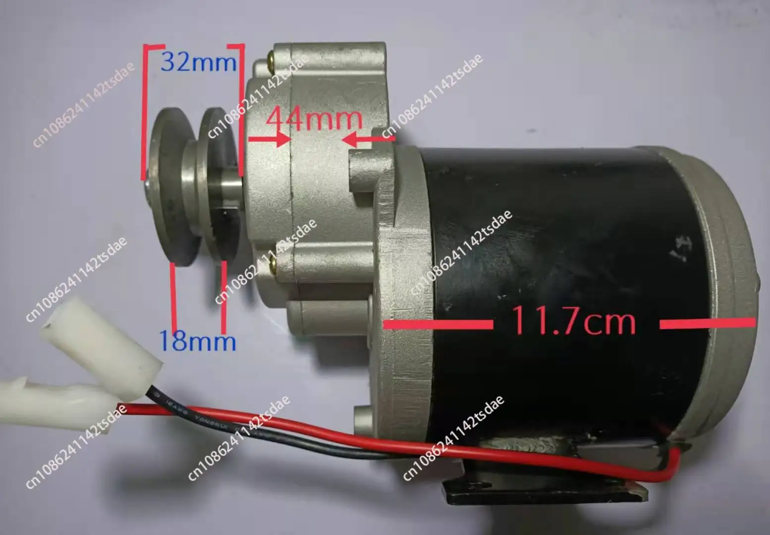 

12V 24V 48V 600W 180RPM DC Geared Motor Sprocket Pulley Motor Electric Roller DC Motor Fryer 428 Model 12 Tooth Sprocket