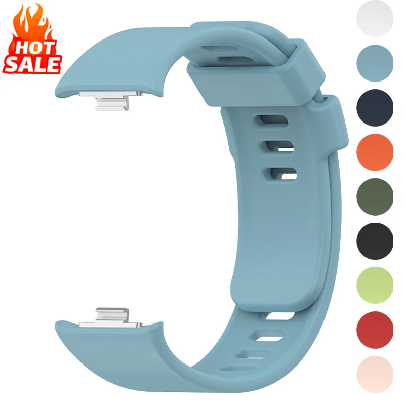 For Xiaomi Redmi Watch 4 Sport Silicone Band 8 Pro Smart Watch Replacement Strap Breathable Holes Soft Wristband Metal Quick Fit