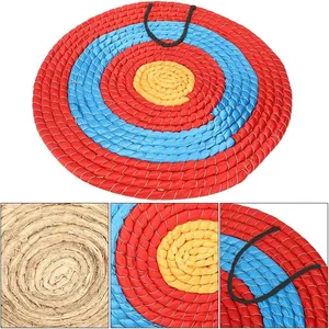 40 cm çim, hedef bir parlak colous ve saman ürünleri, açık olimpik yay okçuluk aksesuarları ok için bir hedef olduğunu, ve yay Bir hedefteki en iyi 10 satış-oklar-no. 6