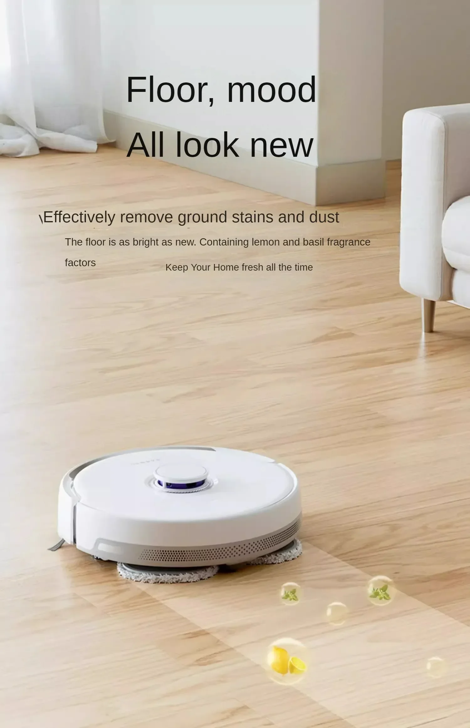 Original Narwal Freo X Ultra Sweeping Robot Cleaner Decontamination Floor Cleaning Liquid 930ML for Freo J1/J2/J3/J4