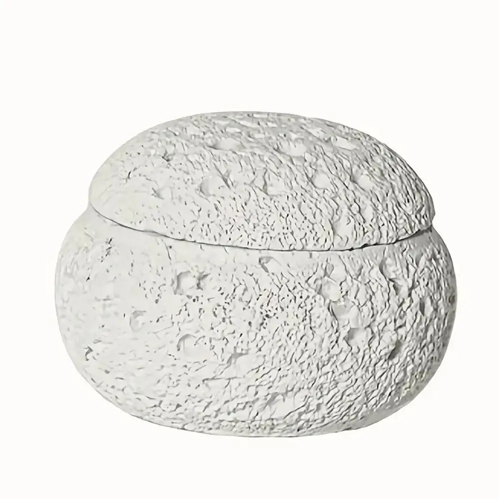 Meteorite Spherical Incense Burner Anti-Fly Ash Lid Multicolor Fragrant Plate Matte Texture Resin Aromatherapy Ornament