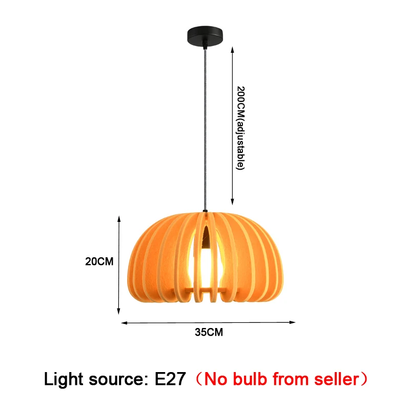 Nordic Personality Semi-Circular Woolen Decorative Lamp for Commercial Restaurant Coffee Shop And Office Design