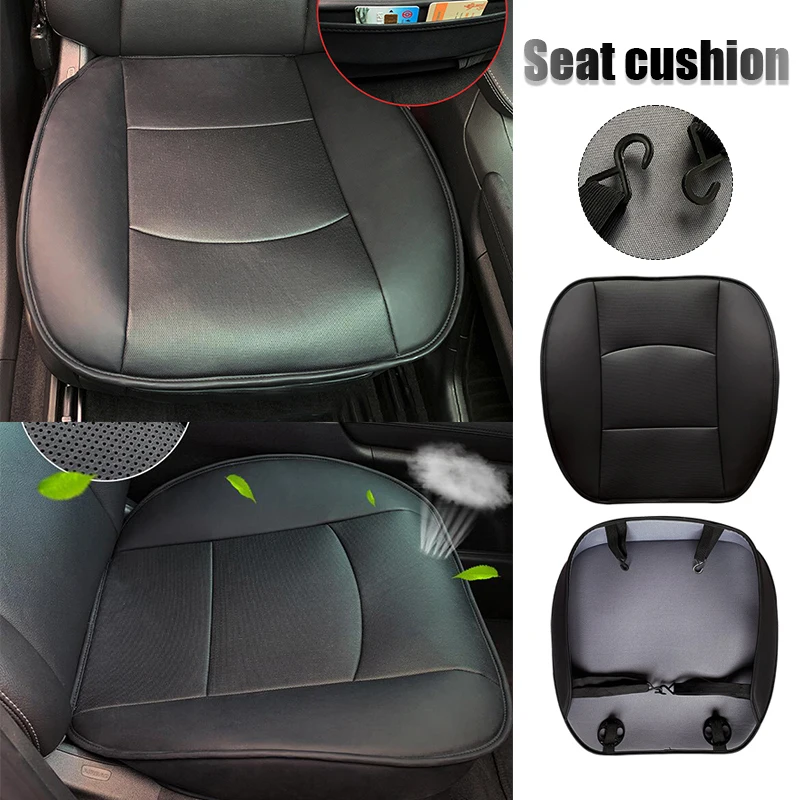 PU Leather Car Front Seat Cover Auto Car Cushion Covers Breathable Universal Car Seat Cover Protector Mat Fit for Most Cars