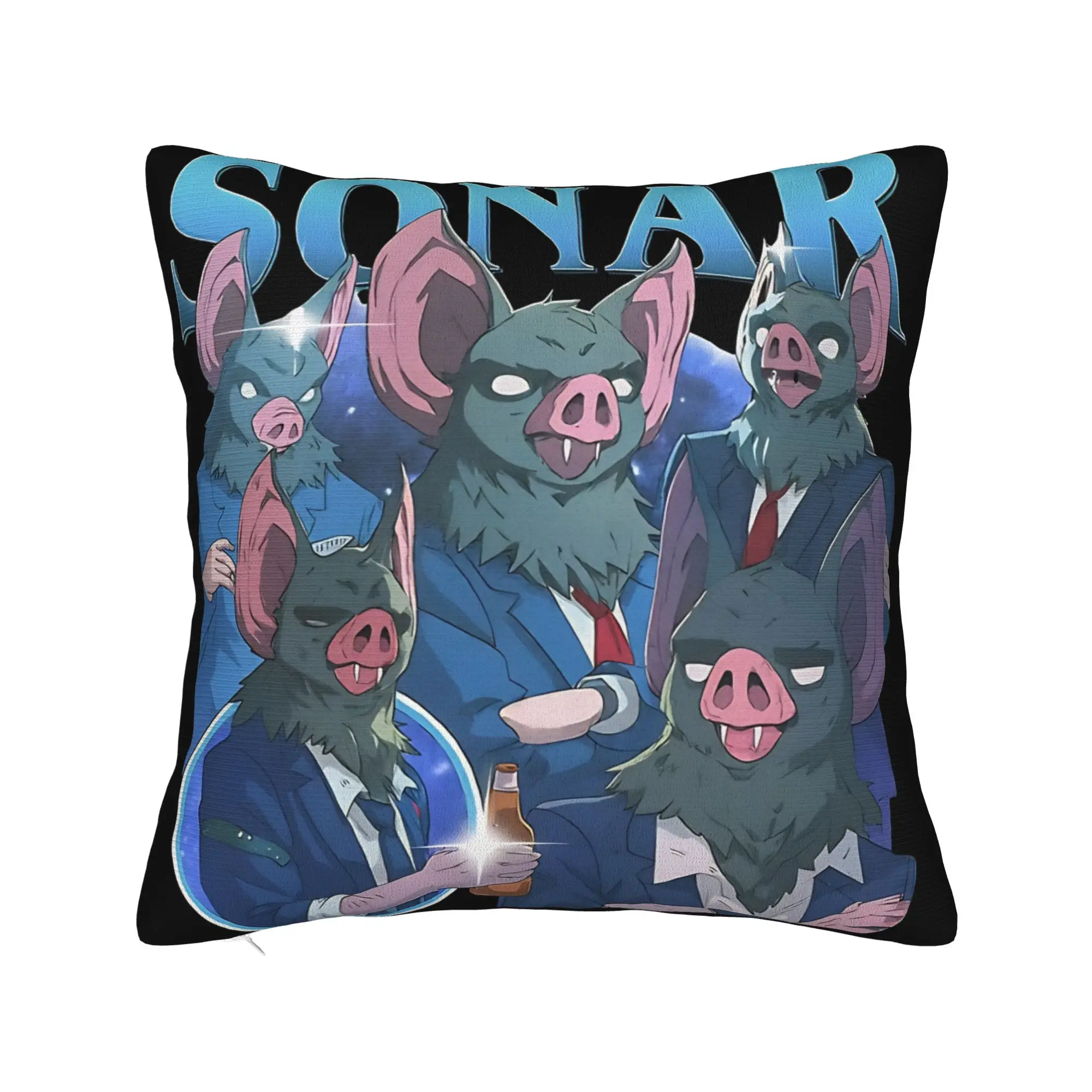 Dispatch Sonar Pillowcase Polyester Cushion Cover Decorative Game Pillow Case Cover Bedroom Drop Shipping 45*45cm