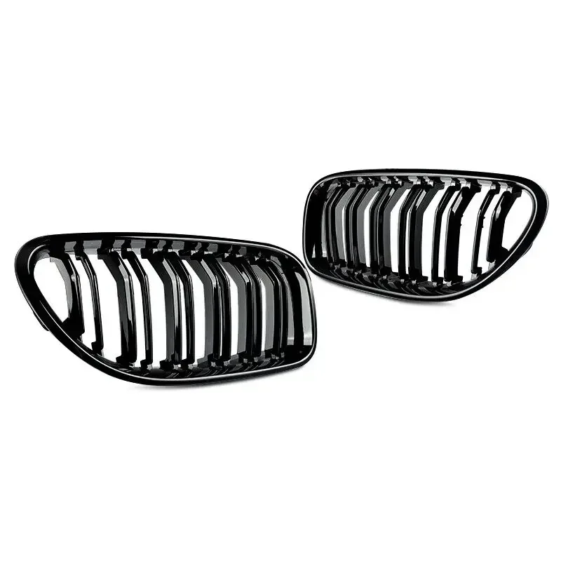 Front Kidney Grille Grill Gloss Black For BMW F12 F13 F06 M6 640i 650i 2012-2018