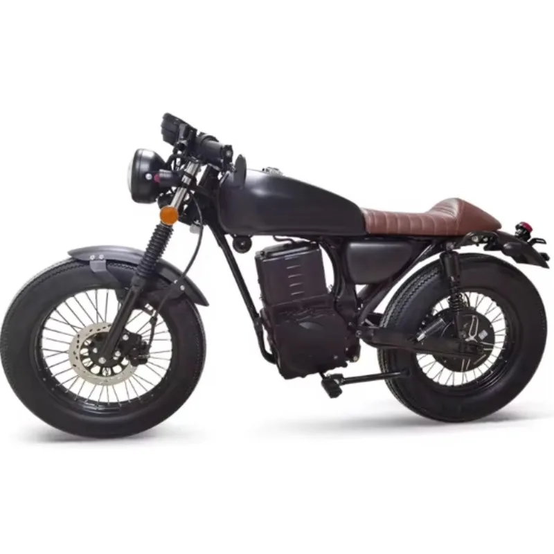 ZUIMI Vintage Style Electric Motorcycle Cafe Racer 1500W 72V Removable Battery Retro Electric Motorbike For Adults