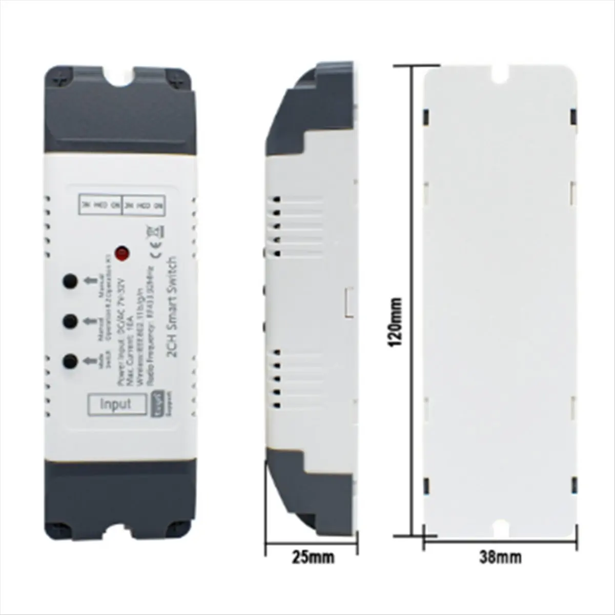 DT89 HOT Tuya Smart Wifi Electric Linear Actuator Motor Controller,DC AC 2 Channel Switch,RF433 Remote,2CH Pulse Module Relay