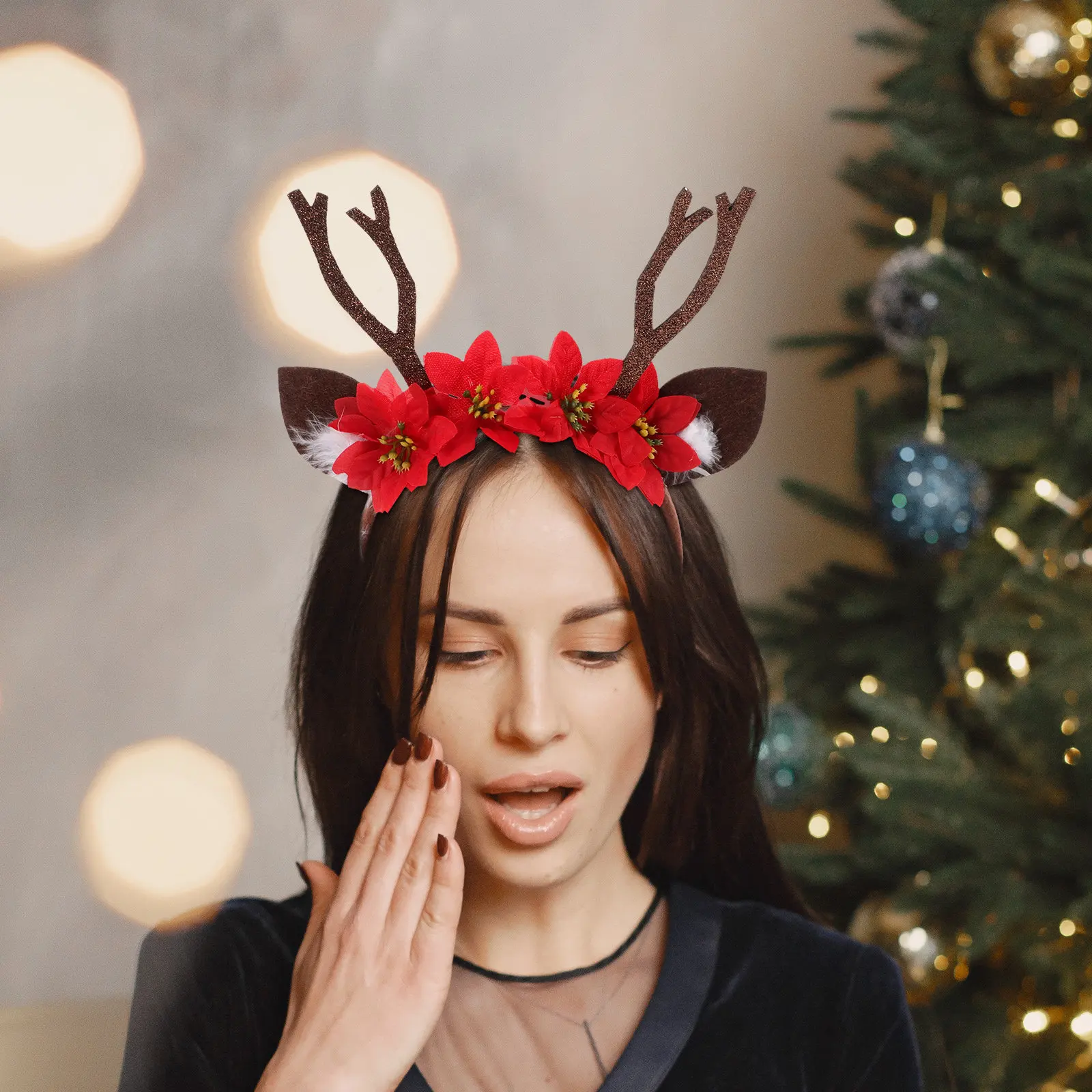 Reindeer Antlers Headband Chri - Reindeer Antlers Headband review and price