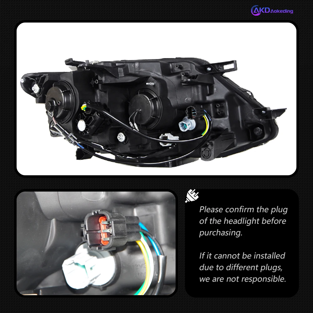 أضواء السيارة لنيسان X-Trail LED المصباح 2014-2016 XTrail رئيس مصباح Drl ديناميكية إشارة العارض عدسة اكسسوارات السيارات #1