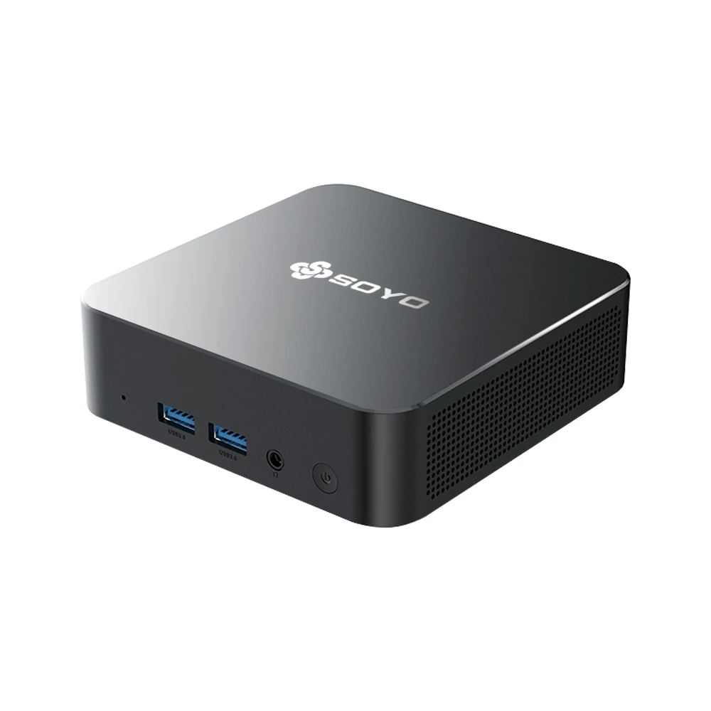 SOYO Efficiënte M4 Pro Mini PC met Intel N150 CPU DDR 16GB RAM + 512GB Opslag Win11Pro WiFi 6 & BT5.2 Draagbare Mini Computer