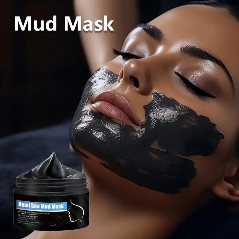 

Dead Sea Mud cleansing mask for clay Masques Skincare Oil Control Mud Mask for Pores 100g Clay Face Masque for Pore Tightening