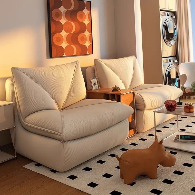 

Lazy sofa sleepable living room small apartment bedroom balcony single recliner envelope small sofa Internet celebrity leisure