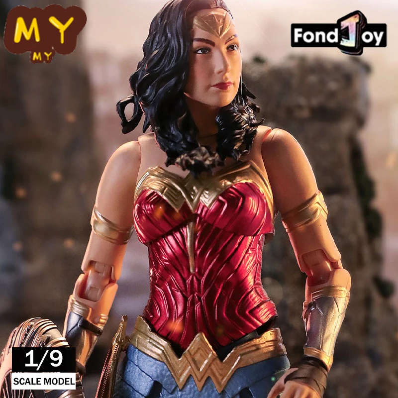 

Фигурка чудо-женщины, DC фигурки Лиги справедливости, Diana Prince, фигурка, ПВХ модель куклы, подвижная детская игрушка, оригинал 1/9