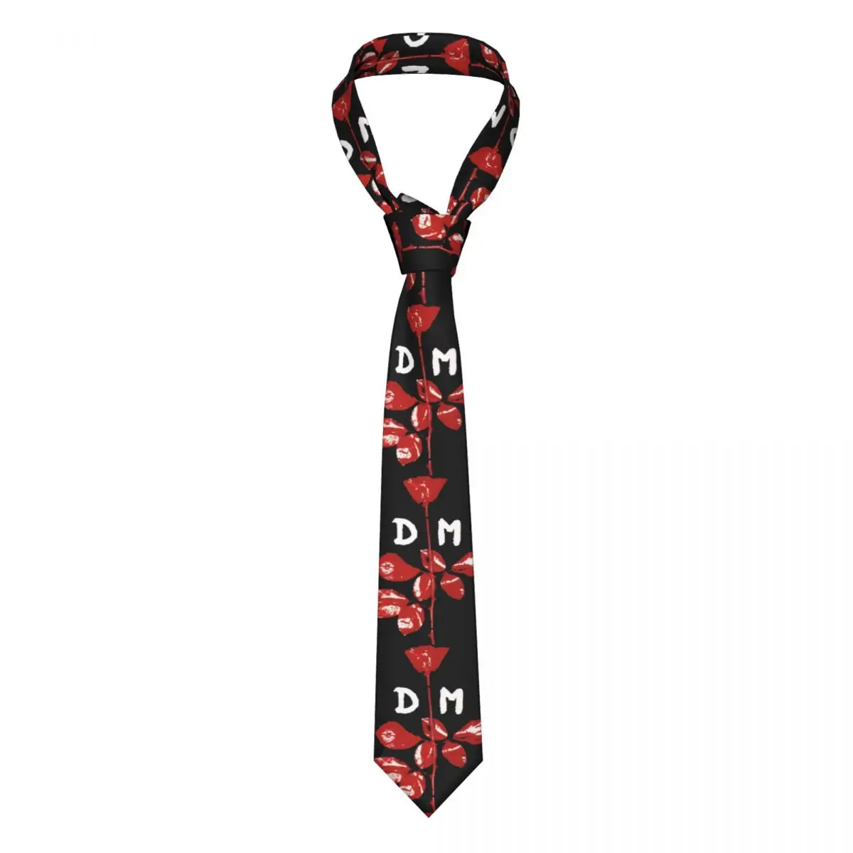 Electronic Rock Depeche Cool Mode Necktie Men\'s Custom Silk Neck Tie for Business