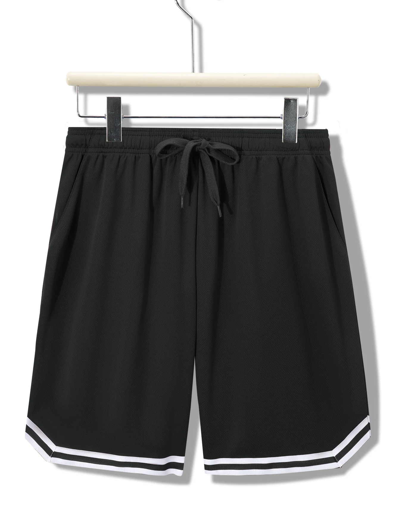 Conjunto de 4 piezas de pantalones cortos de baloncesto de verano para hombre: ropa deportiva informal adecuada para uso diario y entrenamiento deportivo