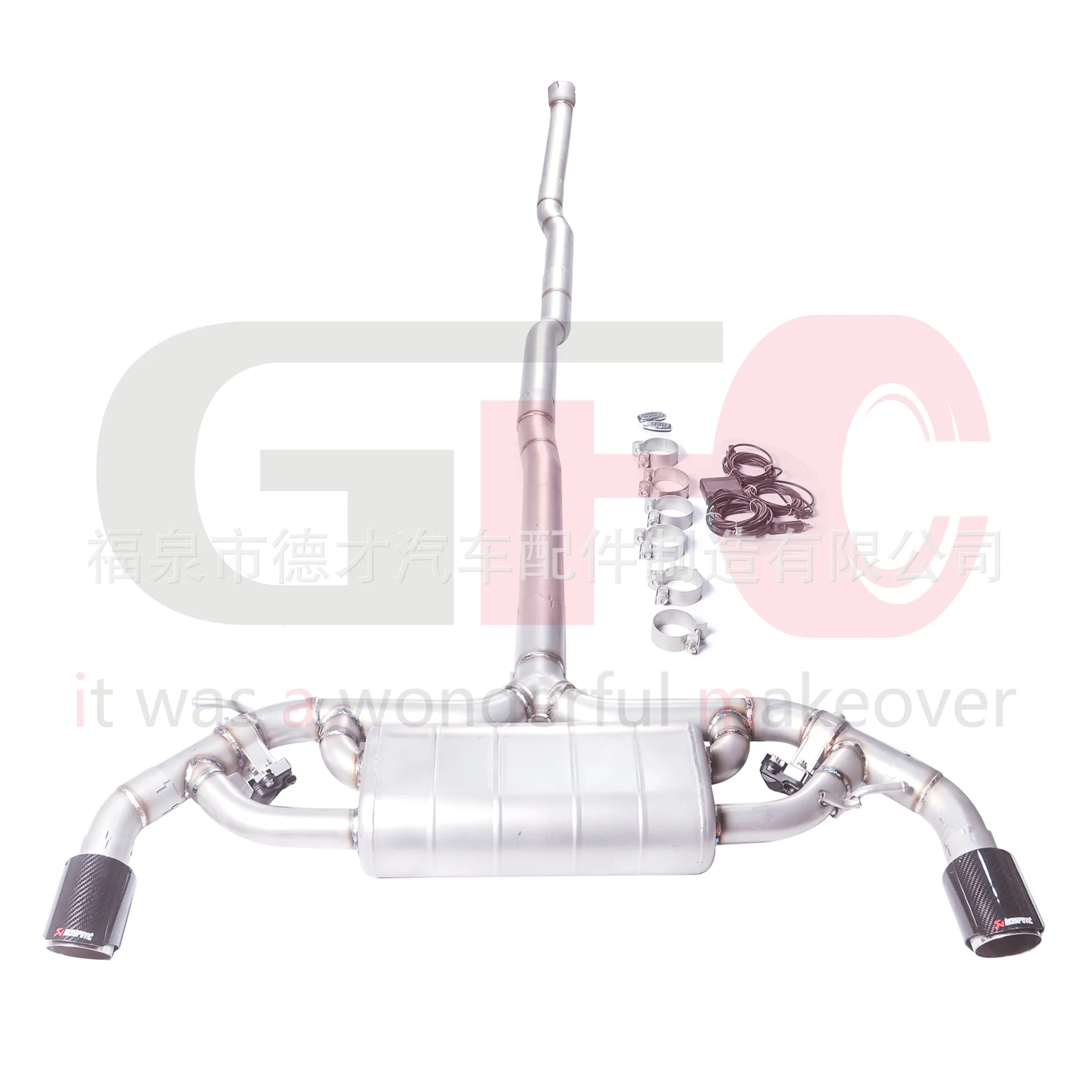 

Suitable for 2020 BMW 128Ti F40 B48 modified exhaust system sports car sound wave stainless steel exhaust pipe