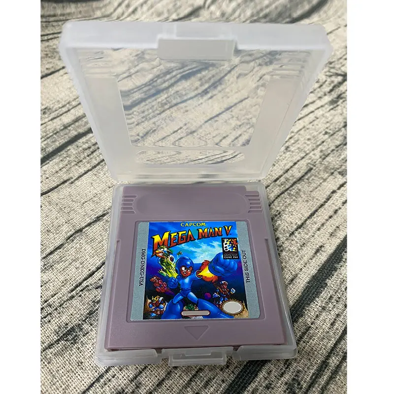 Mega Man 5 V five GBC Game Cartridge Retro Classic Video Game for GM Color