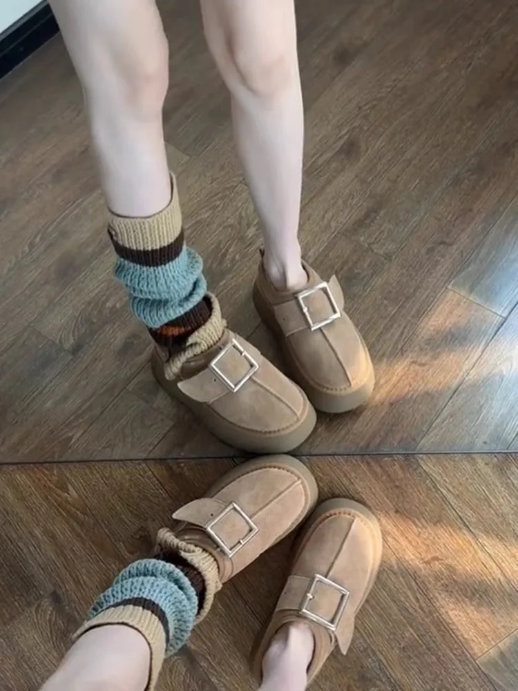 warm-fce-lined-thi-boted-slip-on-oes-with-fur-trim-head-cover-indoor-slippers-korean-sle-flat-heel-women-oes