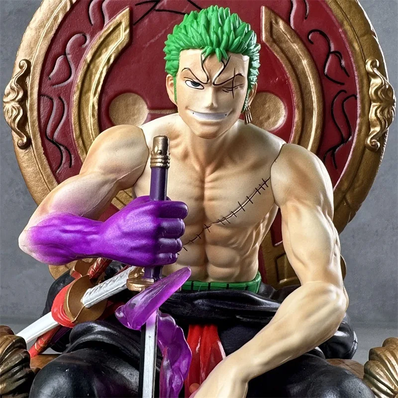 جديد 31.5 سنتيمتر قطعة واحدة Gk العرش سولون برأسين نحت يمكن أن تحل محل أنيمي اليدوية نموذج تمثال هدية مزخرفة للأطفال