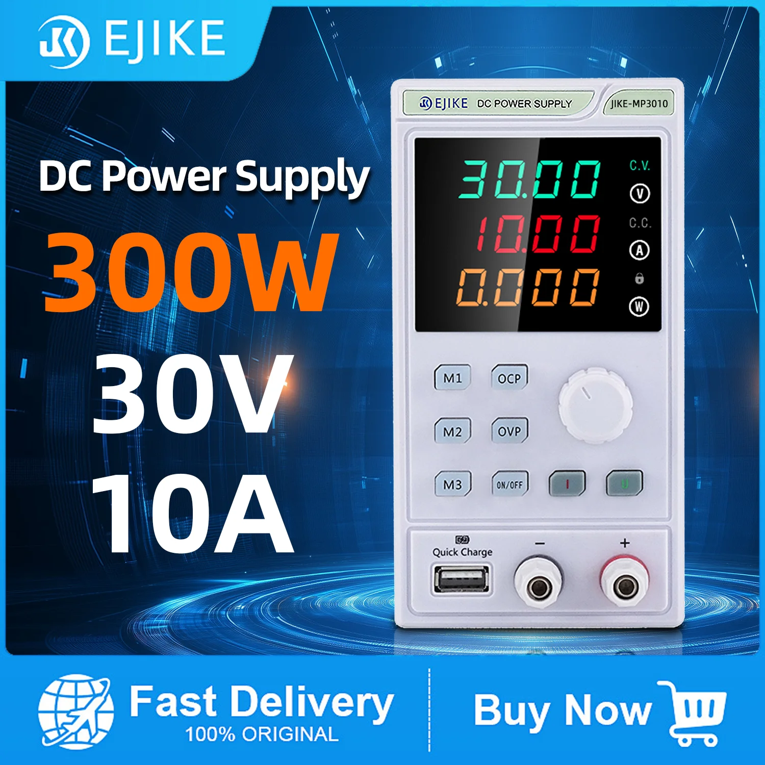 

Программируемый источник питания постоянного тока, 3 быстрого набора параметров, 30 В, 10 А, регулятор напряжения переменного тока, 110 В/220 В, лабораторный верстак для обслуживания телефона