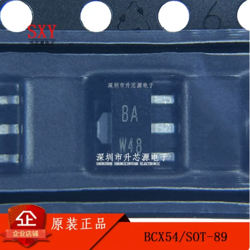 Original BCX54 BCP54 BC54PA BCX54-10 BCX54-16 silk screen BA SOT89 transistor