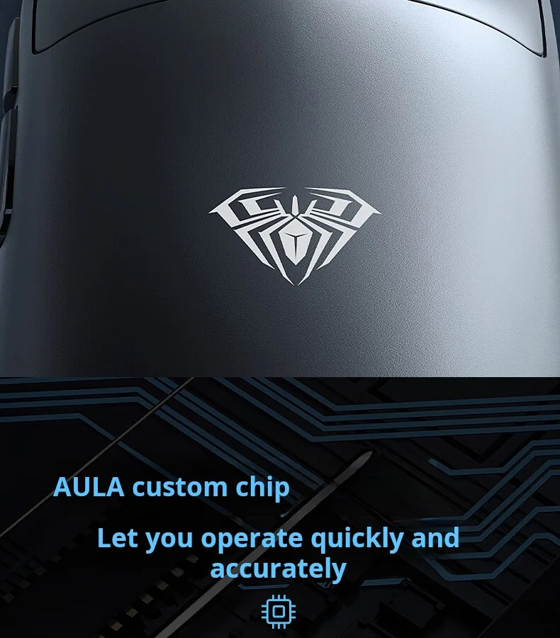 AULA S35 Wired Gaming Mouse 1000HZ Rate of Return Macro Programming Drive Ergonomic Esports Peripherals