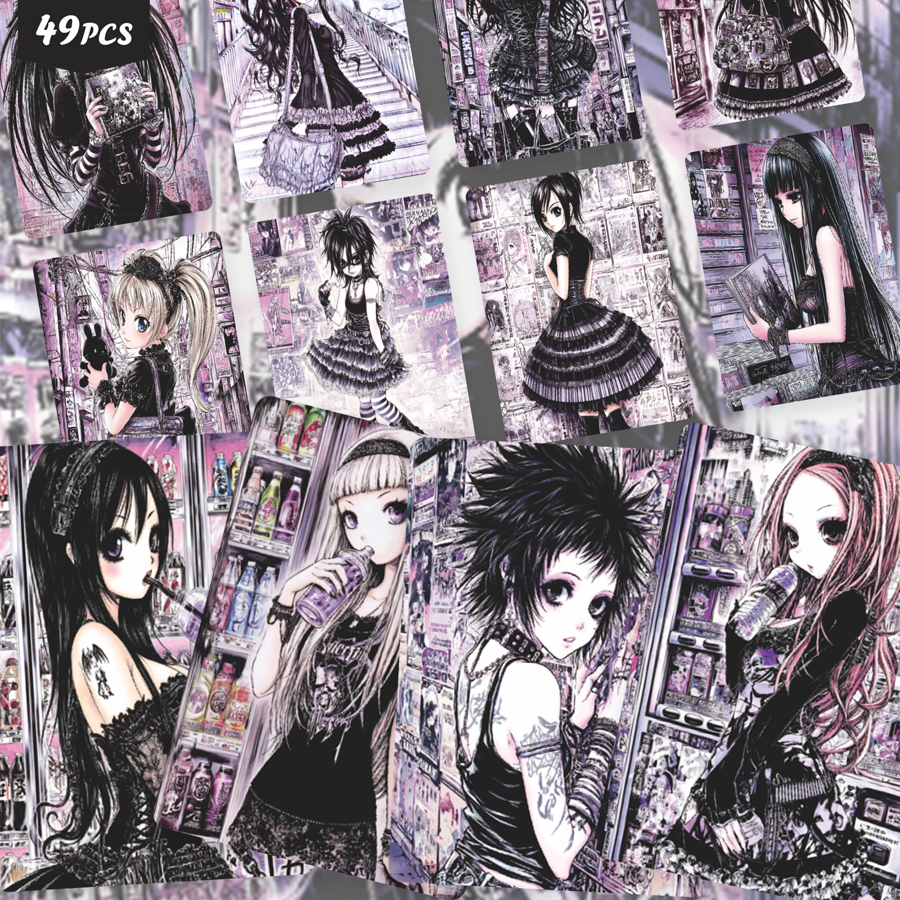 49 autocollants de style gothi - Street Fashion Goth avis et prix