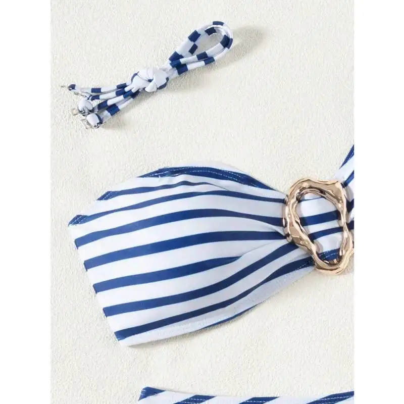 مخطط مثير البيكينيات 2026 النساء ملابس السباحة الإناث لملابس سباحة حريمي لباس سباحة البرازيلي مجموعة البكيني بحر بركة الاستحمام