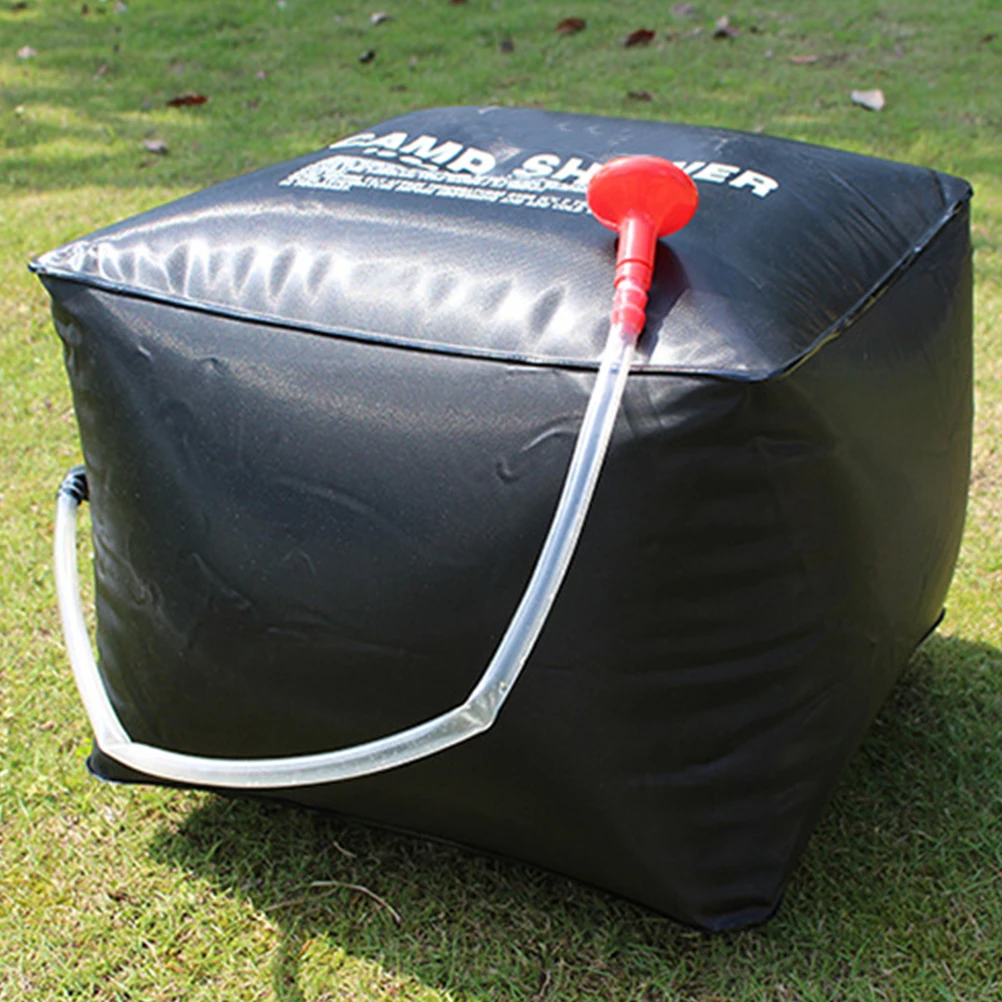 

Solar Shower Bag Camping Pouch Portable Water Bag Hiking Outdoor Bath Heated Picnic Durable Practical Long Lasting Use