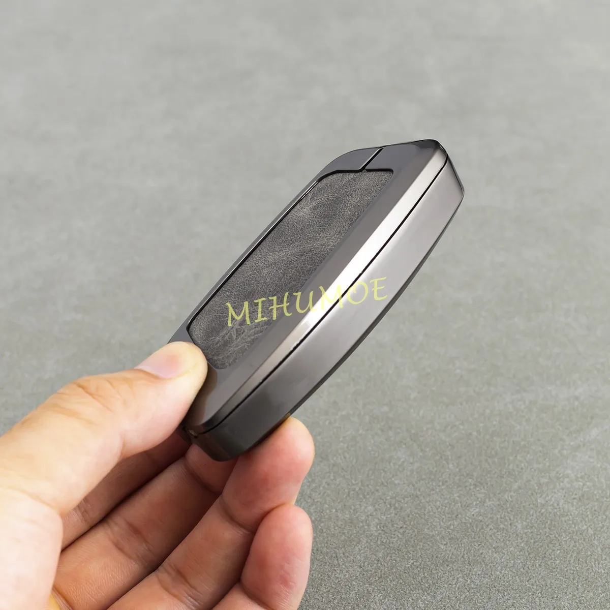 Metal Leather Car Remote Key Fob Case Cover Shell For 2023-2025 BMW 520i 530i 550e G60 iX1 U11 X1 X2 X5 X6 X7 i7 XM Accessories