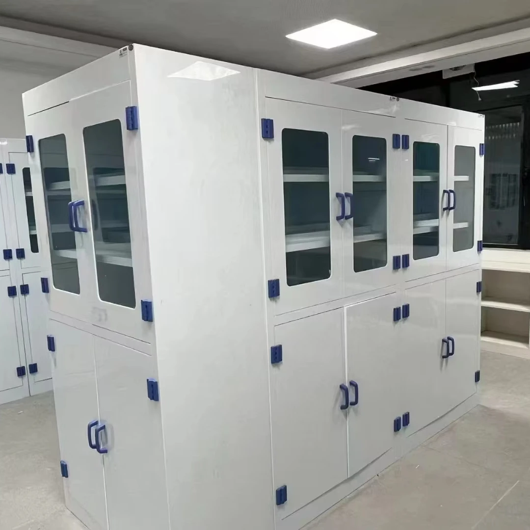 실험실 장비 PP 시약 약품 산 저장 캐비닛 (선반 포함)