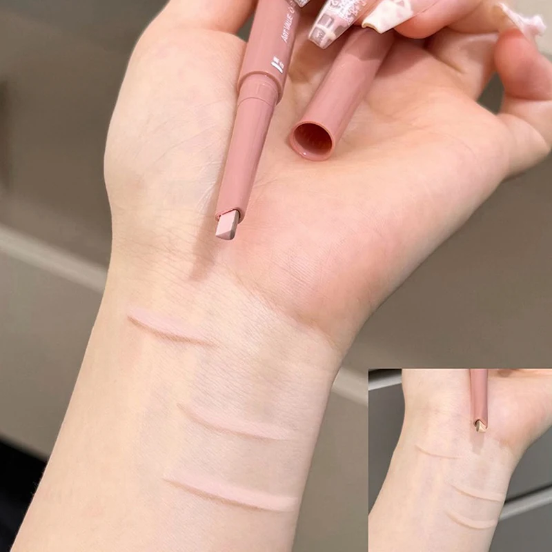 ดินสอเขียนใต้ตาแบบสามมิติสองสี ติดทนนาน สีชมพูธรรมชาติ ดินสอไฮไลท์แบบไหม ดินสอไฮไลท์อายแชโดว์ Aegyo Sal