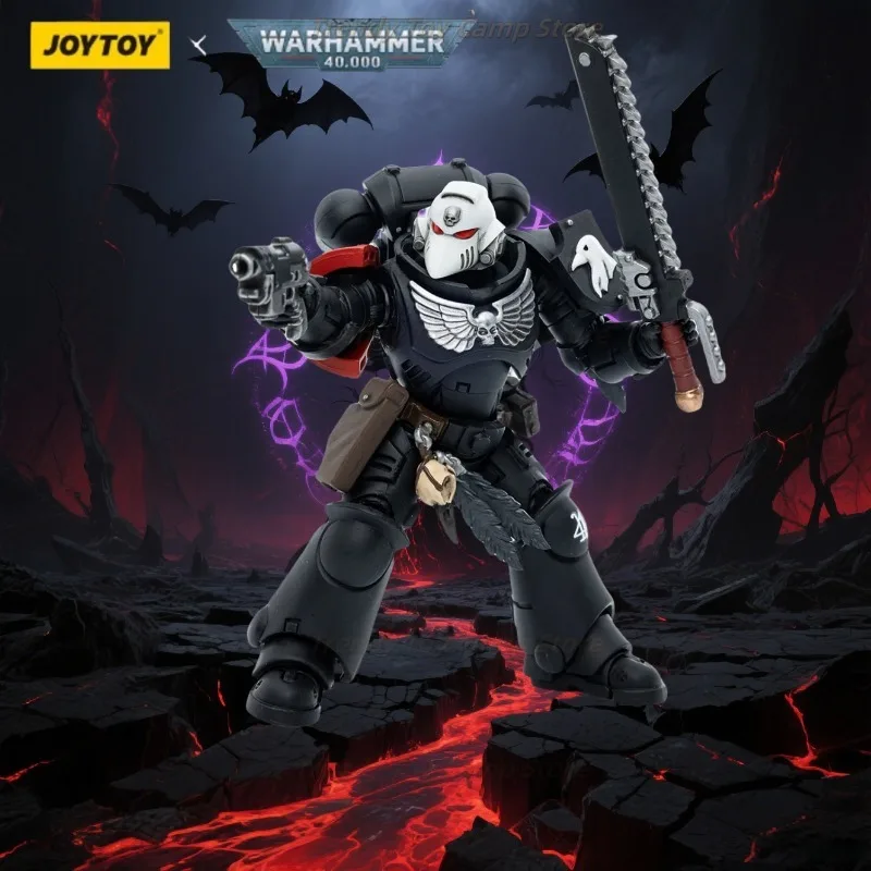 

【In Stock】JOYTOY Warhammer 40K 1/18 Action Figure Raven Guard Intercessors Sergeant Rychas Anime Figures Toys Collection