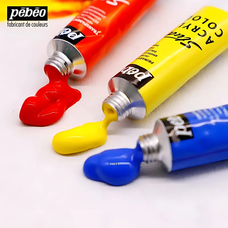 Imagem -05 - Pebeo-conjunto Profissional de Tinta Acrílica Pintura de Parede Faça Você Mesmo Pintado à Mão Art Supplies 12 ml 12 ml 12 ml