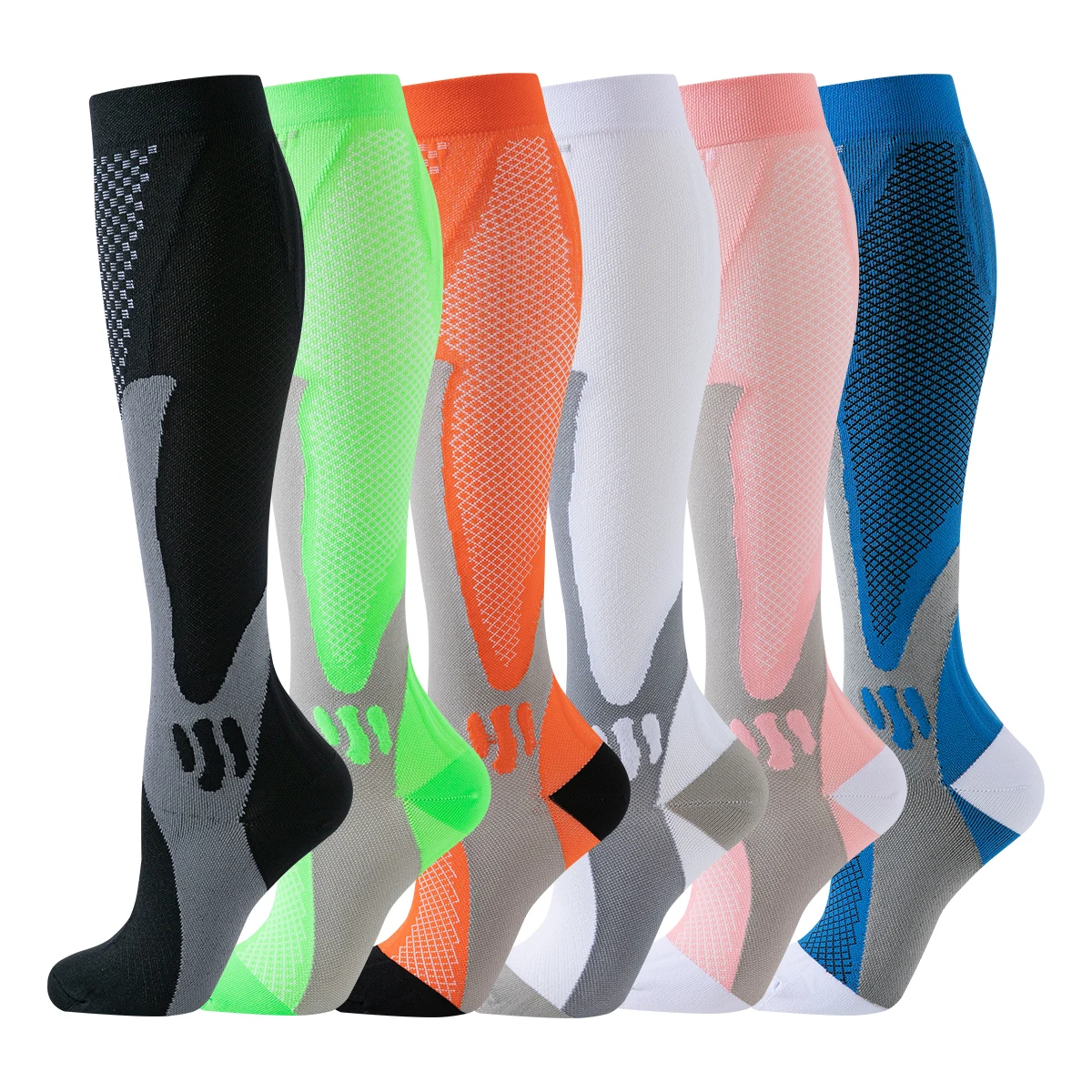 6 Pairs dog compression socks Men Women Compression Socks Sports Women Sport Socks