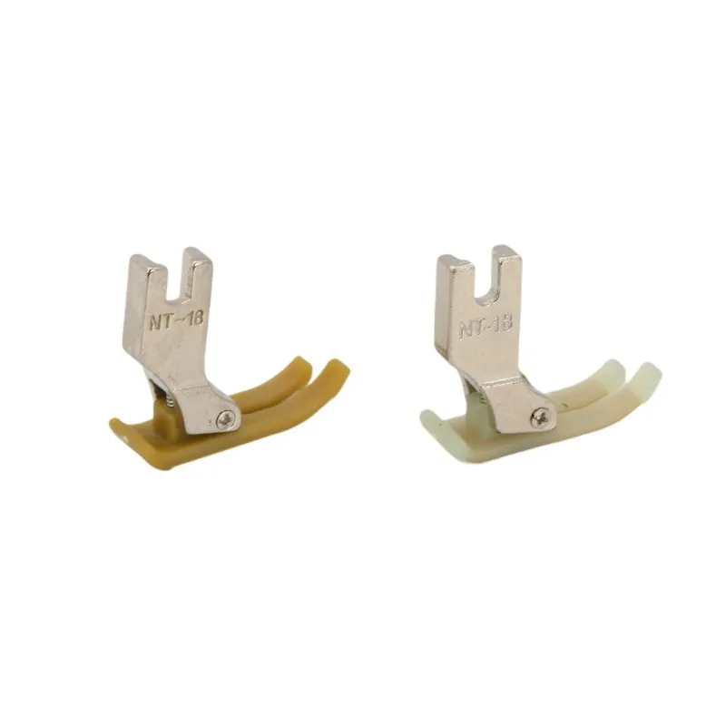 MT-18 Triple Middle Metallic Interlayer For Lockstitch Sewing Machine NT Plastic Presser Foot