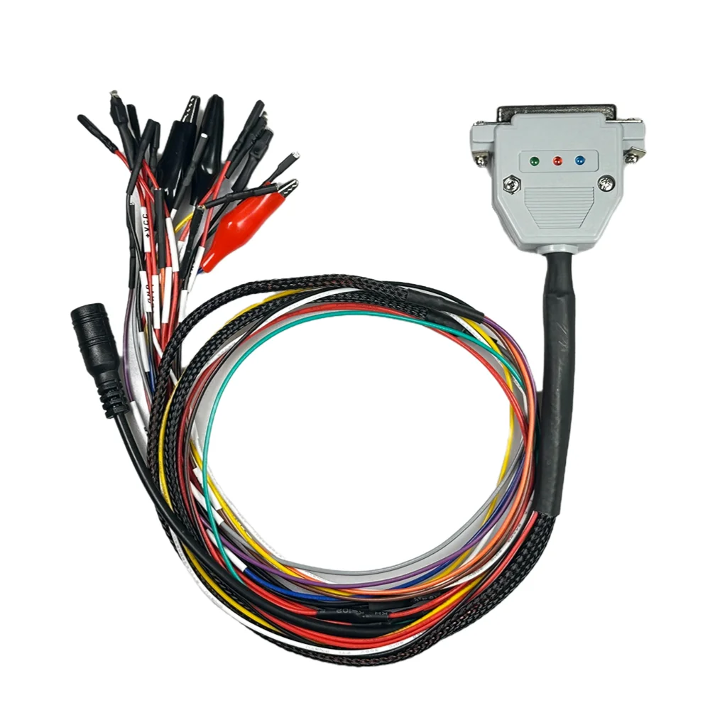 SM2 PRO 3LED LIGHTS Switch Cable for SM2 PRO J2534 Boot Bench DB25 Pinout Read and Write ECU BATT VCC KLINE CAN-L CAN-H