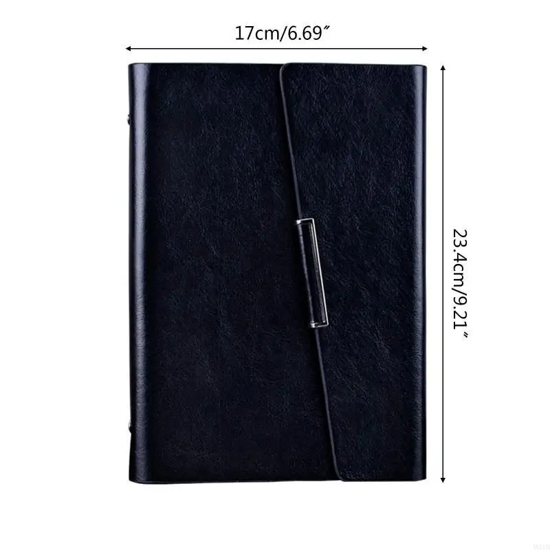 M5TB Binder Journal Notepad Slots Slots Pen Holder Lock Recilável
