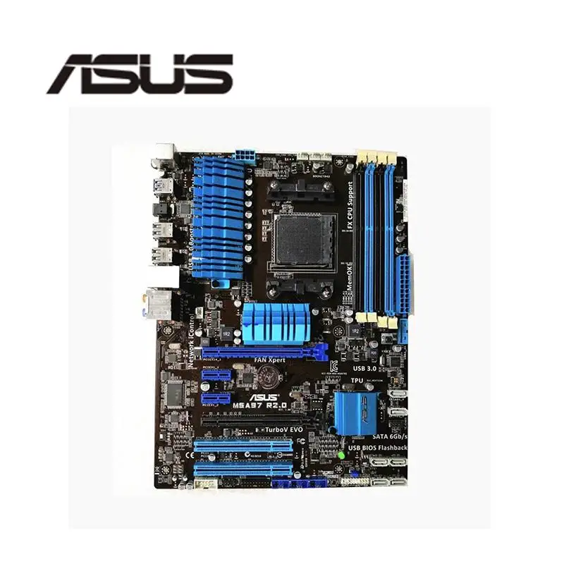 New For ASUS M5A97 R2.0 Motherboard Socket AM3+ DDR3 32GB For AMD 970 FX Original Desktop Mainboard M5A97 SATA III Used