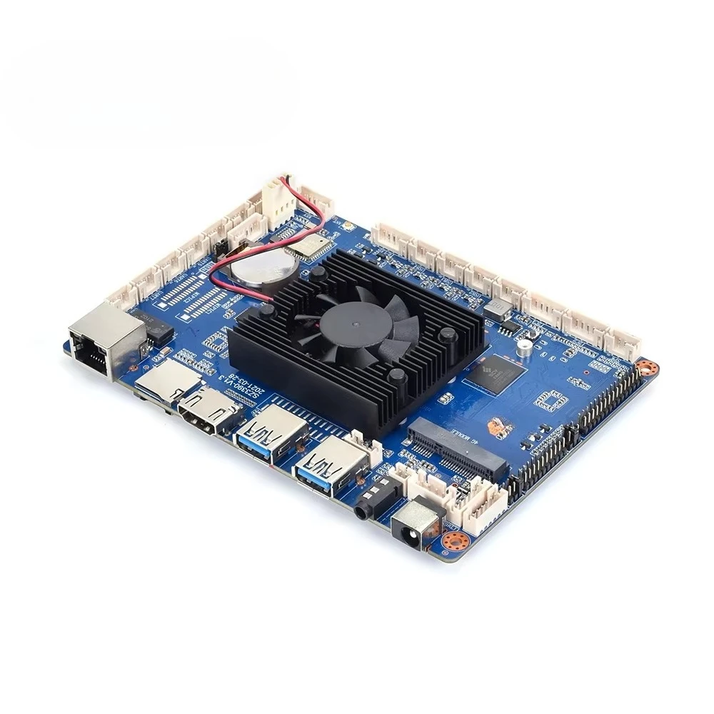 Gold seller Rockchip Rk3399 Motherboard Arm Embedded Face Recognition Aiot Motherboard Lvds 4g Industrial Iot Rk3399 Board