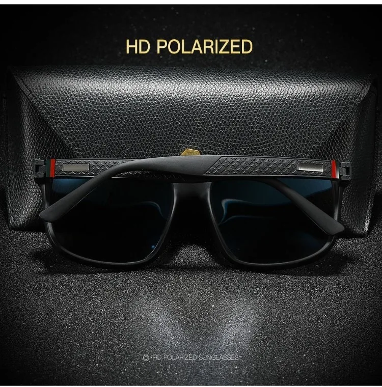 Mode Vintage Platz Polarisierte Sonnenbrille Männer Frauen Luxus Marke Designer männer Sonnenbrille Fahren Angeln UV400 Brillen Mann – Detail 3