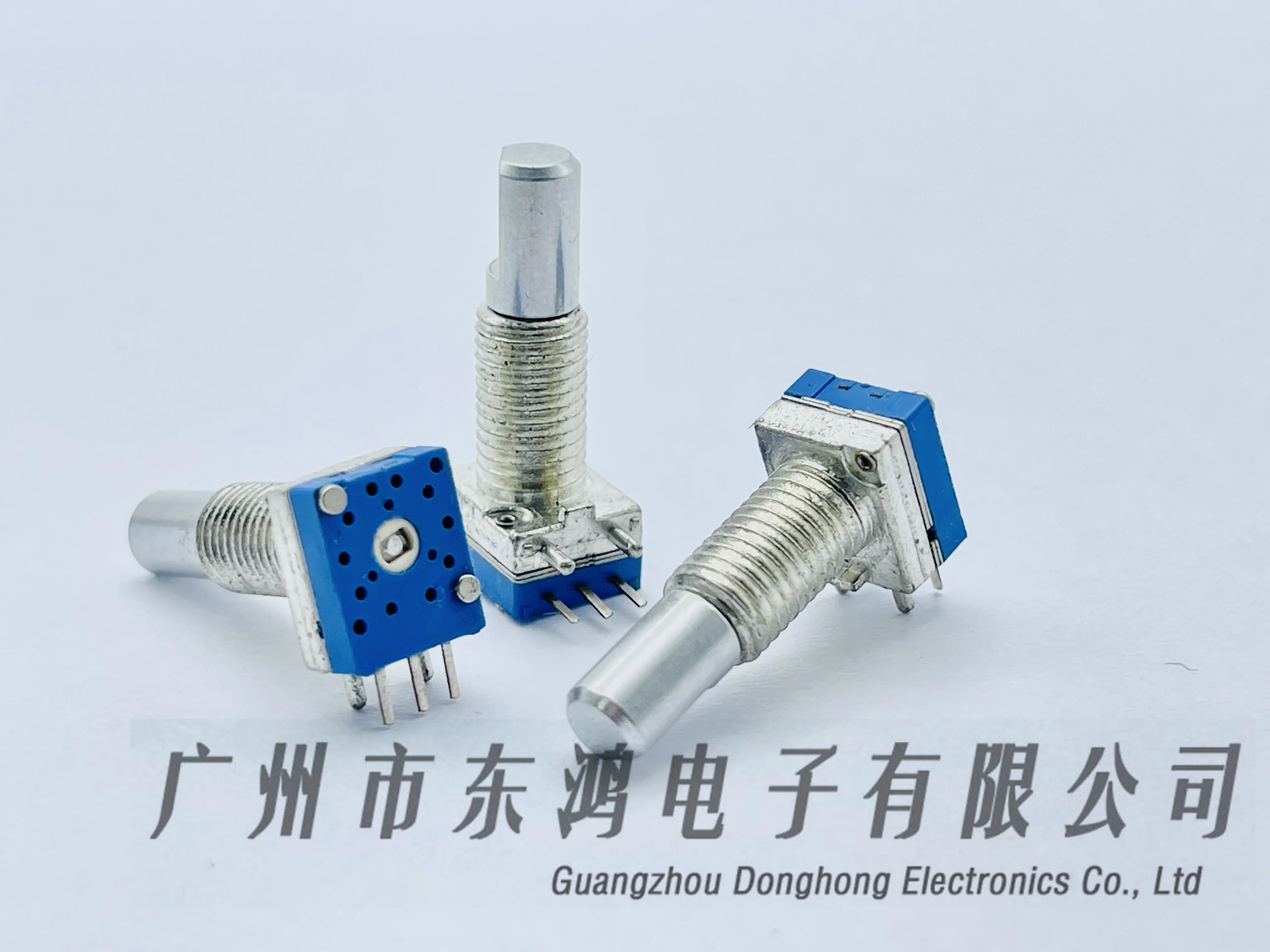 1PCS CTR long Tyre EC09 encoder 20 positioning millet intercom volume control shaft length 18mm