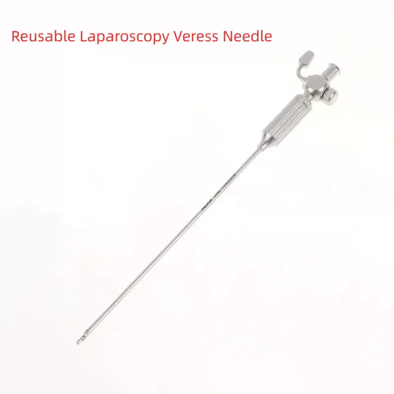 腹腔鏡注入針-再利用可能な腹腔鏡ヴェレス針-腹腔鏡手術用-1本